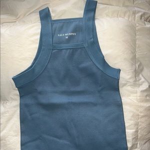 Salt & Murphy blue tank top